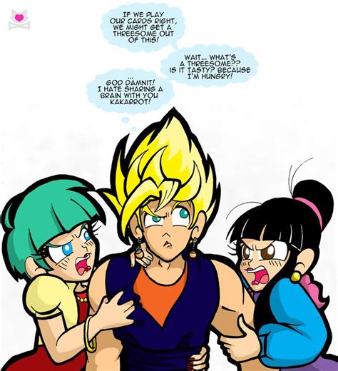 bulma and chichi sex|Bulma and Chichi make a threesome .